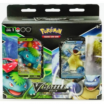 Pokemon TCG: V Battle Deck (Venusaur/Blastoise) Bundle