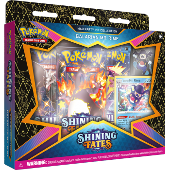 Pokemon TCG: Shining Fates Mad Party Pin Collection (Galarian Mr. Rime)